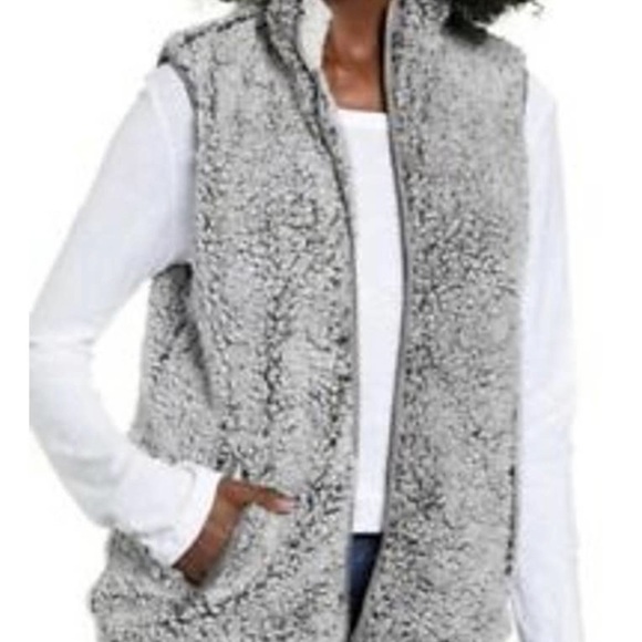 Thread & Supply Jackets & Blazers - Thread & Supply Gray Sherpa Vest